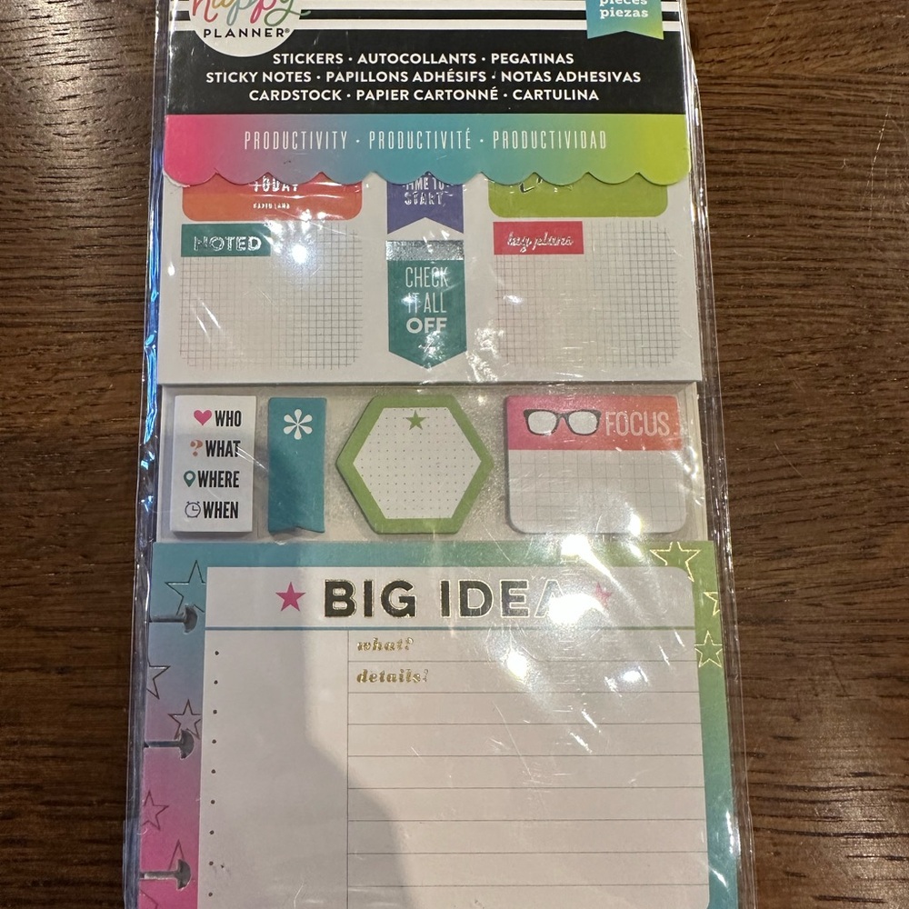 The Happy Planner “Productivity” Accessory Pack
